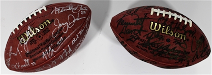 Dallas Cowboys Team Signed Footballs Lot of 2 