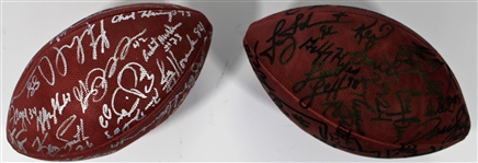 Dallas Cowboys Team Signed Footballs Lot of 2 