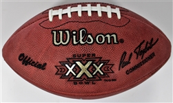 Troy Aikman-Neil O'Donnell Signed SB XXX Football 