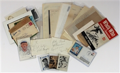 Large Collection of Signed Photos and Cards