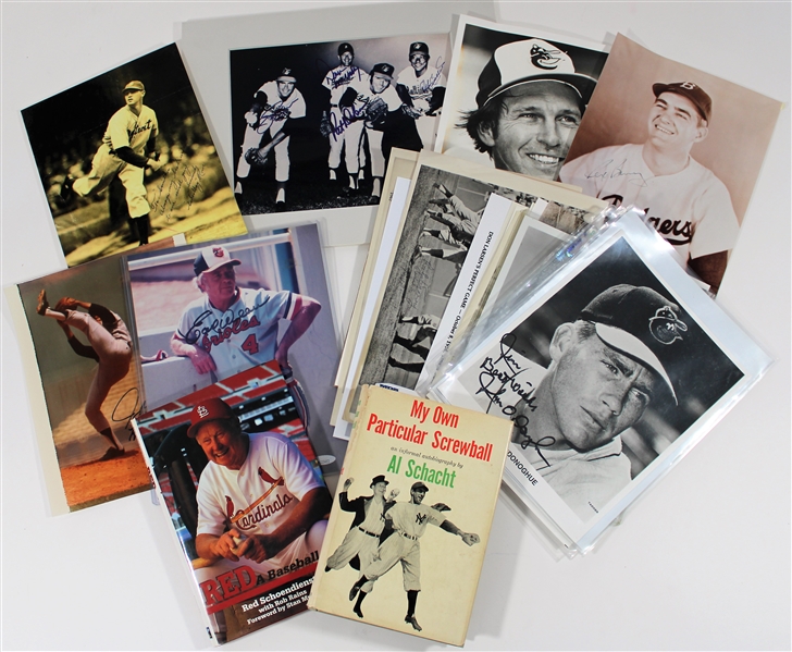 Collection of Signed Photos and Books 