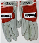 Will Clark Game Used Signed Batting Gloves