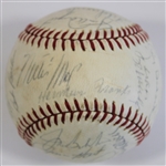 1966 San Francisco Giants Team Signed Ball