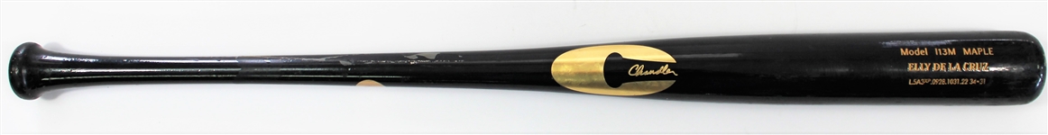 Elly De La Cruz 2022-23 Game Used Bat