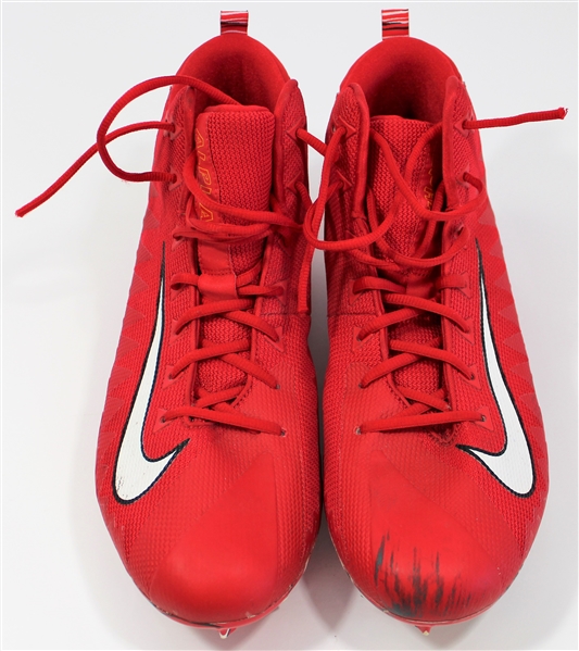Travis Kelce Kansas City Game Worn 2022 Cleats