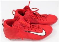 Travis Kelce Kansas City Game Worn 2022 Cleats