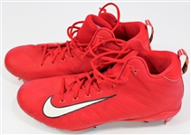 Travis Kelce Kansas City Game Worn 2022 Cleats