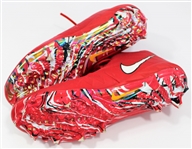 Travis Kelce Kansas City Game Worn 2022 Cleats