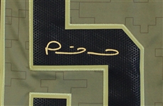 Patrick Mahomes Signed Military Appreciation Jersey and Pro Model Helmet