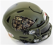 Patrick Mahomes Signed Military Appreciation Jersey and Pro Model Helmet