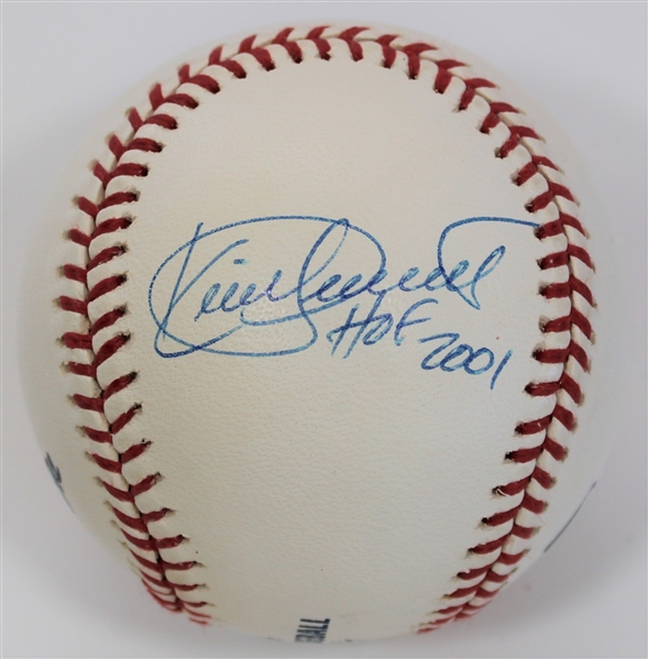 Kirby Puckett Signed 9.5 HOF Selig Baseball - JSA Full Letter