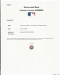 NY Yankees last game used in the 4th Inning at 3rd Base. MLB LH 162974