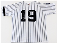 Luis Polina 2000 Game Worn & NY Yankees Signed WS Jersey