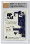 Priest Holmes Signed Upper Deck Card 8.5  Sig Beckett 10
