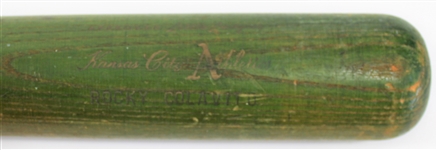 KC Athletics Green Bat Day 1964 Rocky Colavito 