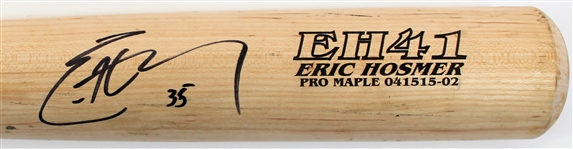 Eric Hosmer 2015 Game Used & Signed Kansas City Royals Bat