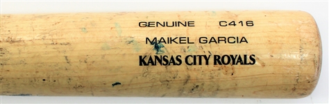 Maikel Garcia 2022 Game Used Rookie Kansas City Royals Bat