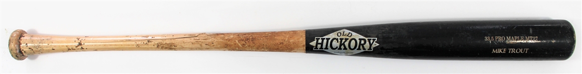 Mike Trout Game Used Angeles Bat