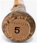 Albert Pujols 2014 Game Used St Louis Cardinals Bat