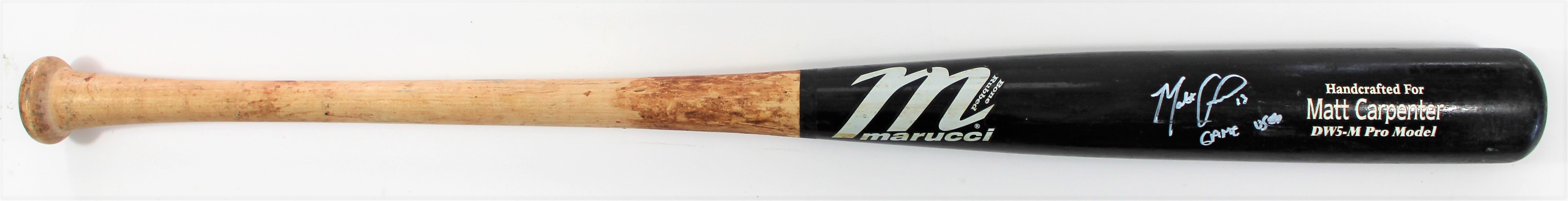 Matt Carpenter Game Used & Signed Bat 