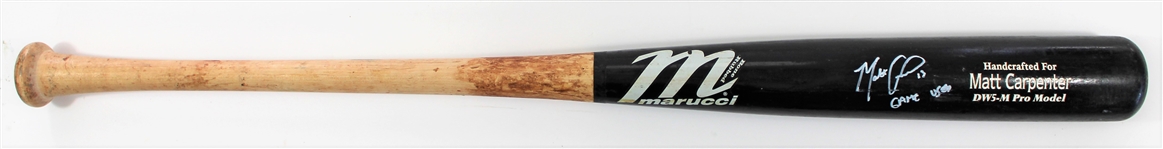 Matt Carpenter Game Used & Signed Bat 