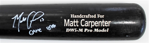 Matt Carpenter Game Used & Signed Bat 