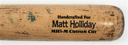 Matt Holiday Game Used St Louis Cardinals Bat