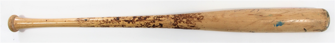 Vladimir Sr. Guerrero Game Used & Signed Angeles Bat