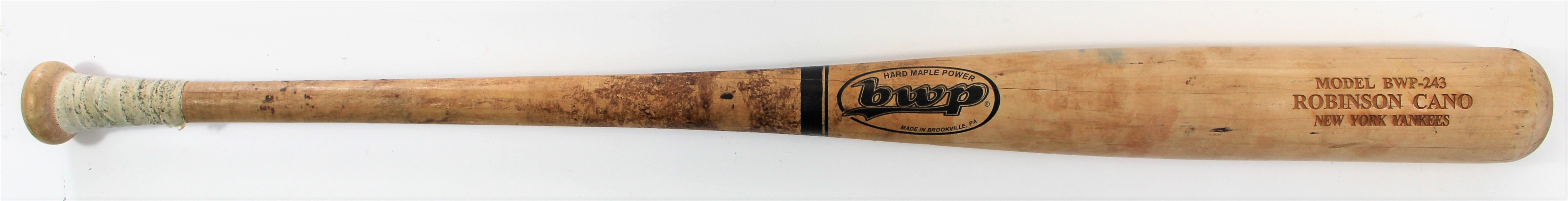 Robinson Cano NY Yankees Game Used Bat