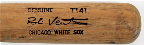 Rob Ventura Game Used White Sox Bat
