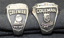 Casey Coleman 2014 Storm Chasers & Mexican League Championship Rings