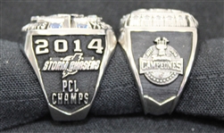 Casey Coleman 2014 Storm Chasers & Mexican League Championship Rings