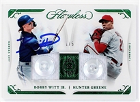 Bobby Witt Jr. Signed 1/5 Flawless 2022 Pannini Card - Beckett Witness