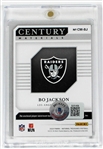 Bo Jackson Signed Los Angeles Raiders Card - Beckett Witness