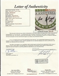 Bill Russell Signed Boston Celtics Banner JSA XX31194