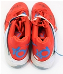 Kevin Durrant Game Used & Signed OKC Basketball Shoes - JSA Auto