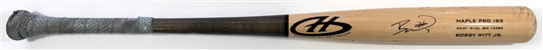 Bobby Witt Jr. 2023 Game Used & Signed Bat  