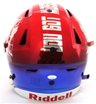 Randy Moss Signed Pro Model Helmet 1/1 You got Mossed - JSA