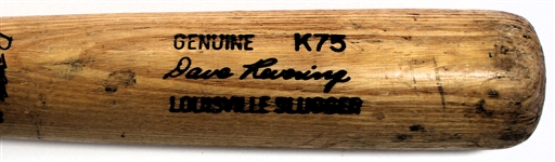Dave Revering 1980-83 NY Yankees K75 Game Used  Bat - PSA Pre Cert