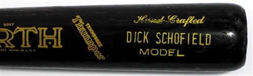 Dick Schoefield 1986 California Angeles W5KC Game Used  Bat - PSA Pre Cert