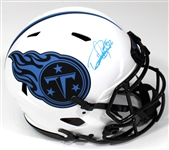 Derrick Henry Signed Tennessee Titans Helmet - Beckett Witnessed 