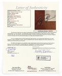 Michael Jordan Signed Sports Illustrated JSA Full Letter