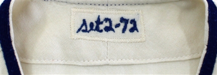 Al Fitzmorris 1972 Game Used Kansas City Royals Jersey