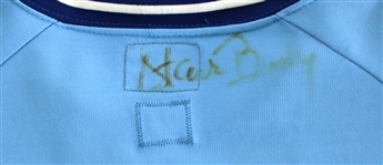 Steve Busby 1975 Game Used & Signed Kansas City Royals Road Jersey