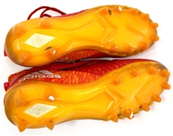 Patrick Mahomes 2022 (Photo Matched) Game Used & Dual Signed Cleats