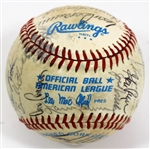  1983 Kansas City Royals Game Used & team Signed Baseball 