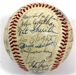  1983 Kansas City Royals Game Used & team Signed Baseball 