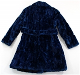 Muriel Kauffman Alaskan Fur Royal Blue Coat & Vest
