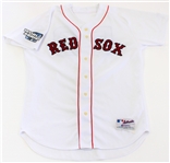 Sandy Martinez 2004 Game Worn & Signed Home Boston Red Sox Jersey