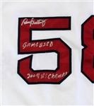 Sandy Martinez 2004 Game Worn & Signed Home Boston Red Sox Jersey